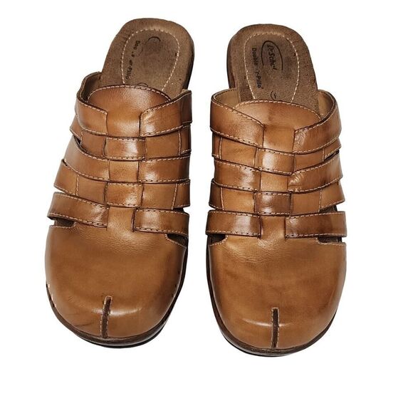 Dr. Scholls Clog Sandal Heels  Size 9.5 Color Brown - Picture 1 of 9